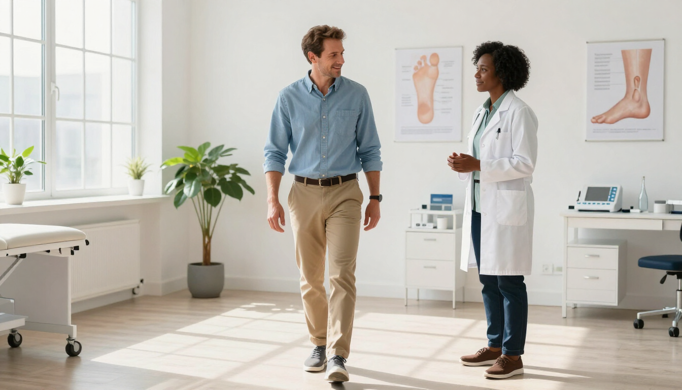 Heel pain treatment consultation in San Antonio
