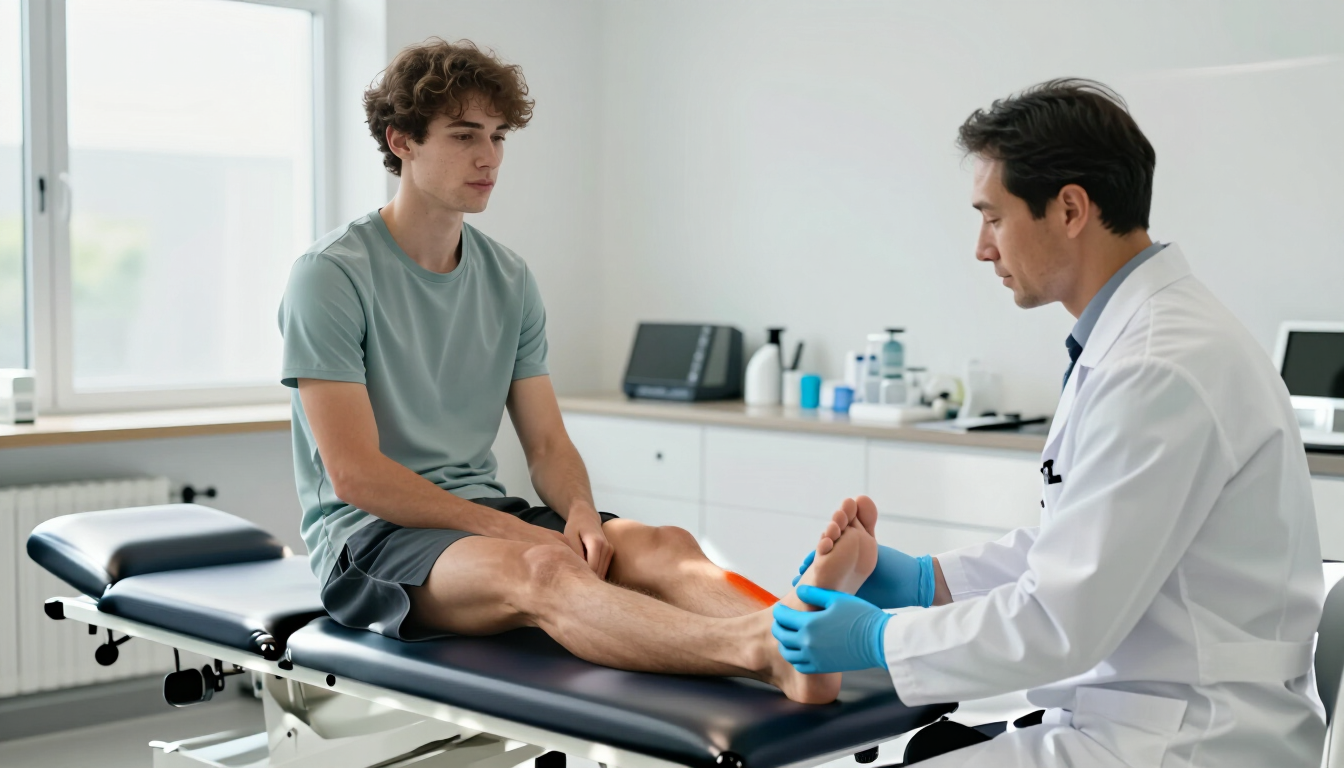 Sports medicine in podiatry evaluation for an active patient