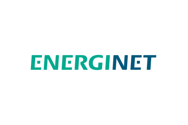 ENERGINET logo in teal and dark blue on a white background.
