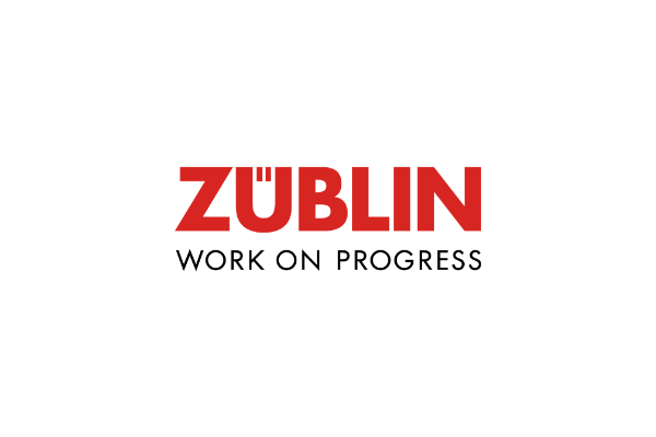 ZÜBLIN logo: red text on a white background, 