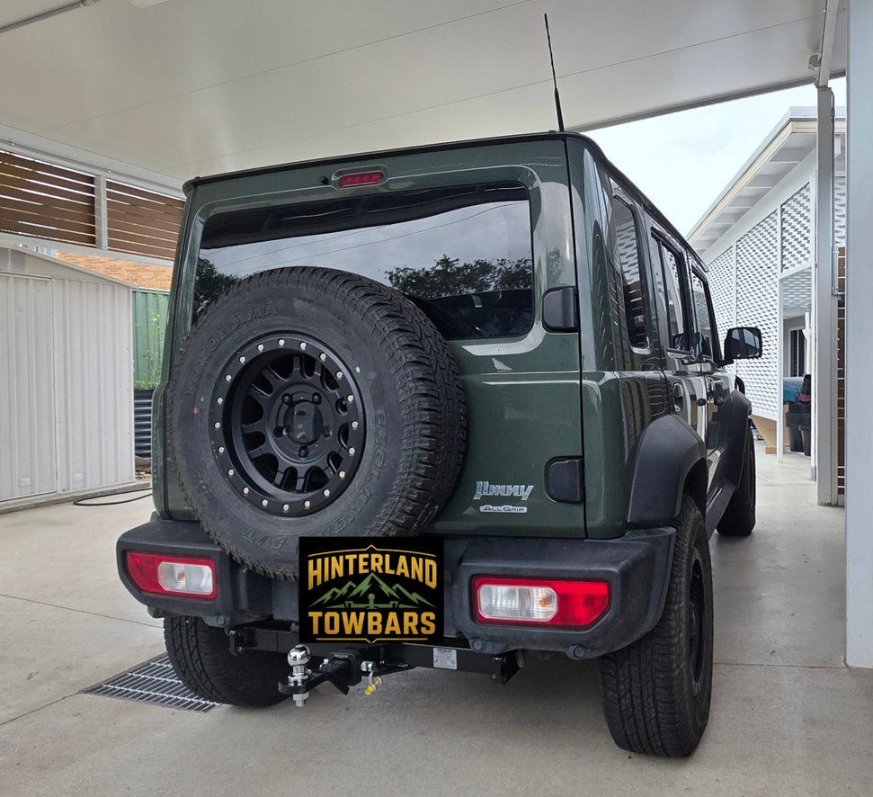 Black Mg Zs Suv With Tow Bar, Parked Outdoors — Hinterland Towbars in Southside, QLD