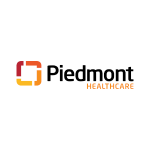 The piedmont healthcare logo is on a white background.