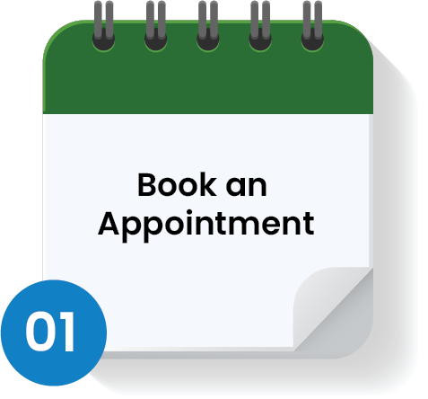 book an appointment