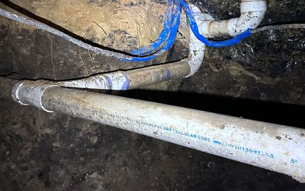 Man digging tunnel