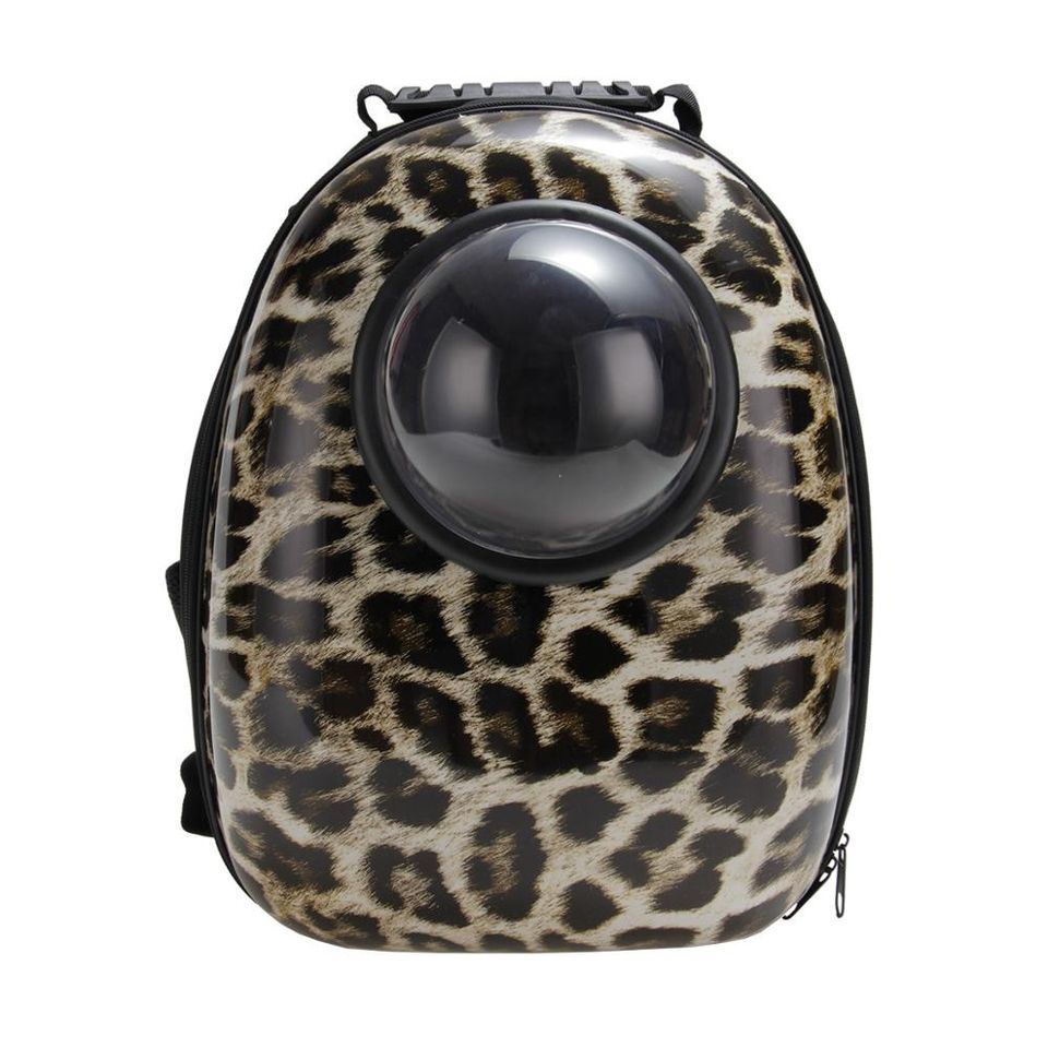 Leopard Breathable Pet Carrier