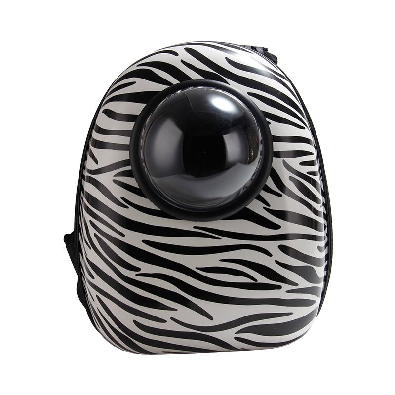 Zebra Print Breathable Pet Carrier