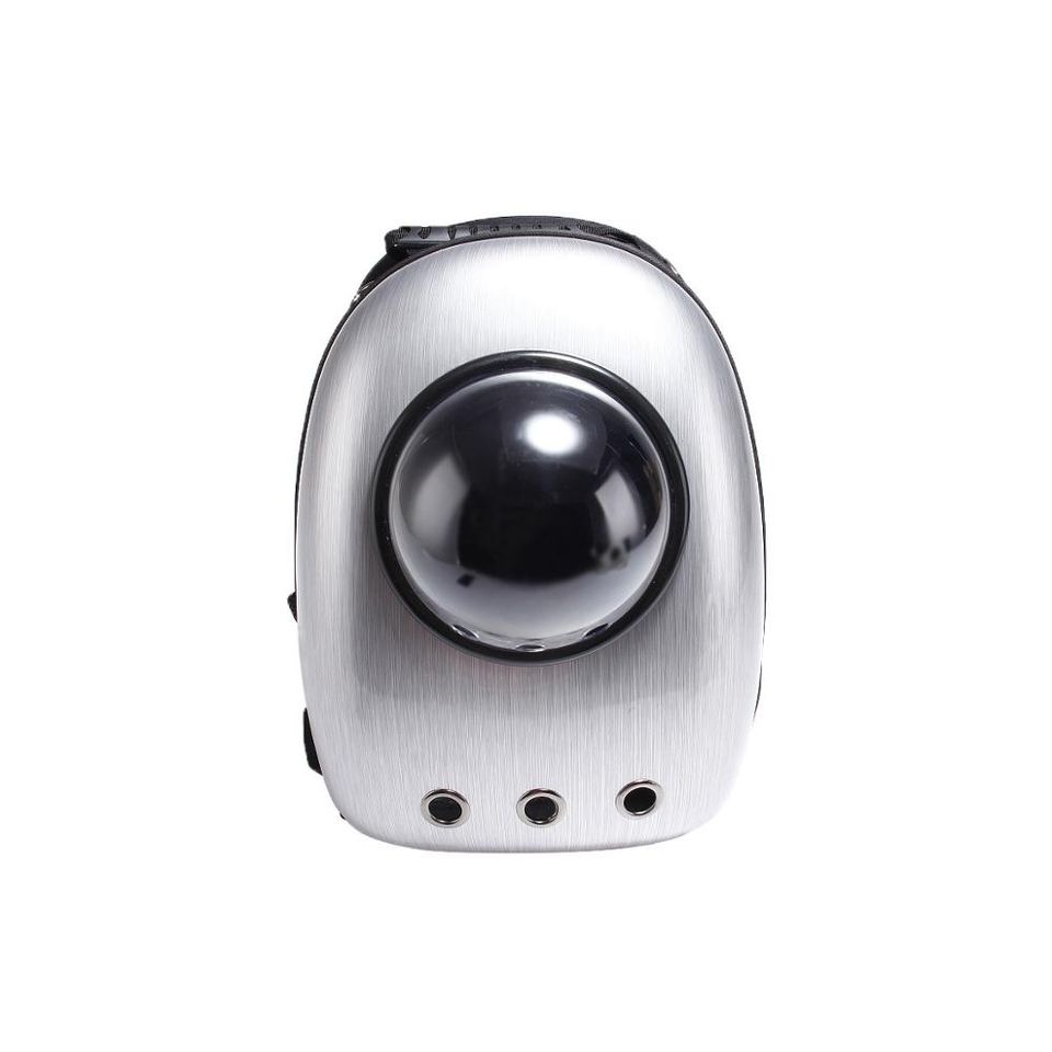 Small Silver Breathable Pet Carrier
