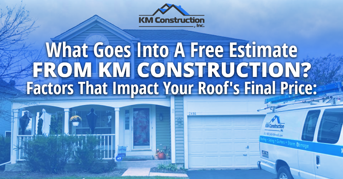 Image of the front of a house with blue filter. Text says: