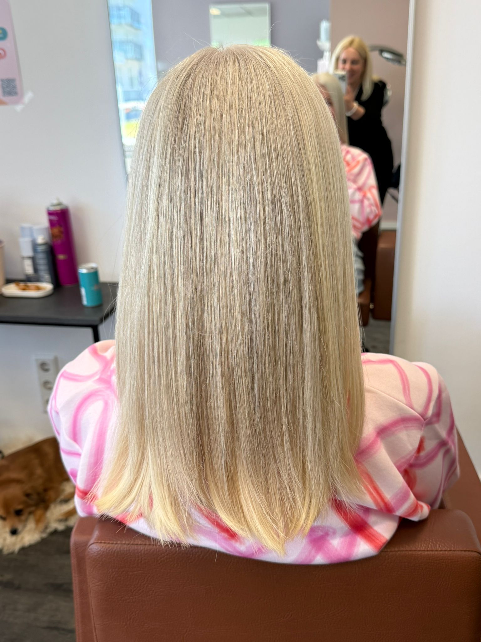Platinblond Langhaar – Gehners Friseure Heepen
