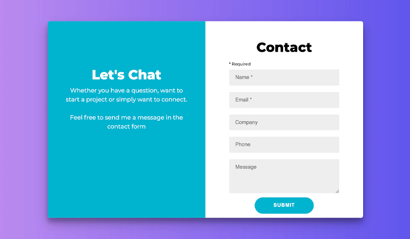 Conversion-Optimized Contact Forms
