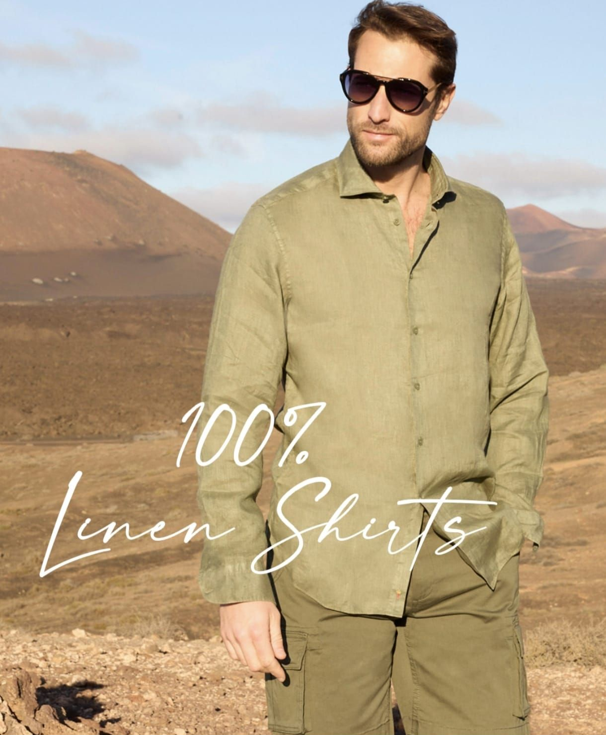 Camicia uomo in lino