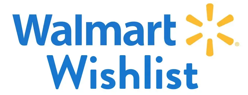 Walmart Wishlist logo in blue with yellow spark icon