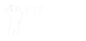 A white line-art logo featuring a person holding a small child, followed by the text