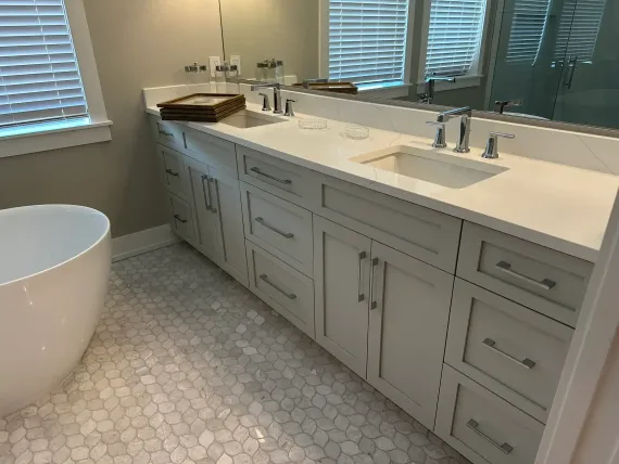 A vanity we recently installed in a home in Longboat Key