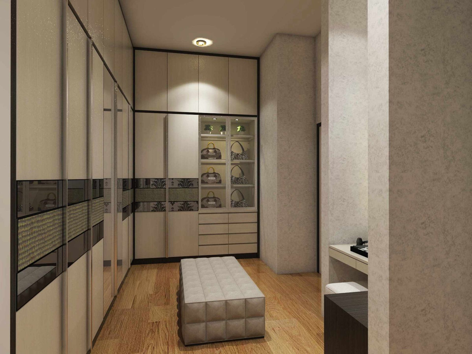 a closet designed by us