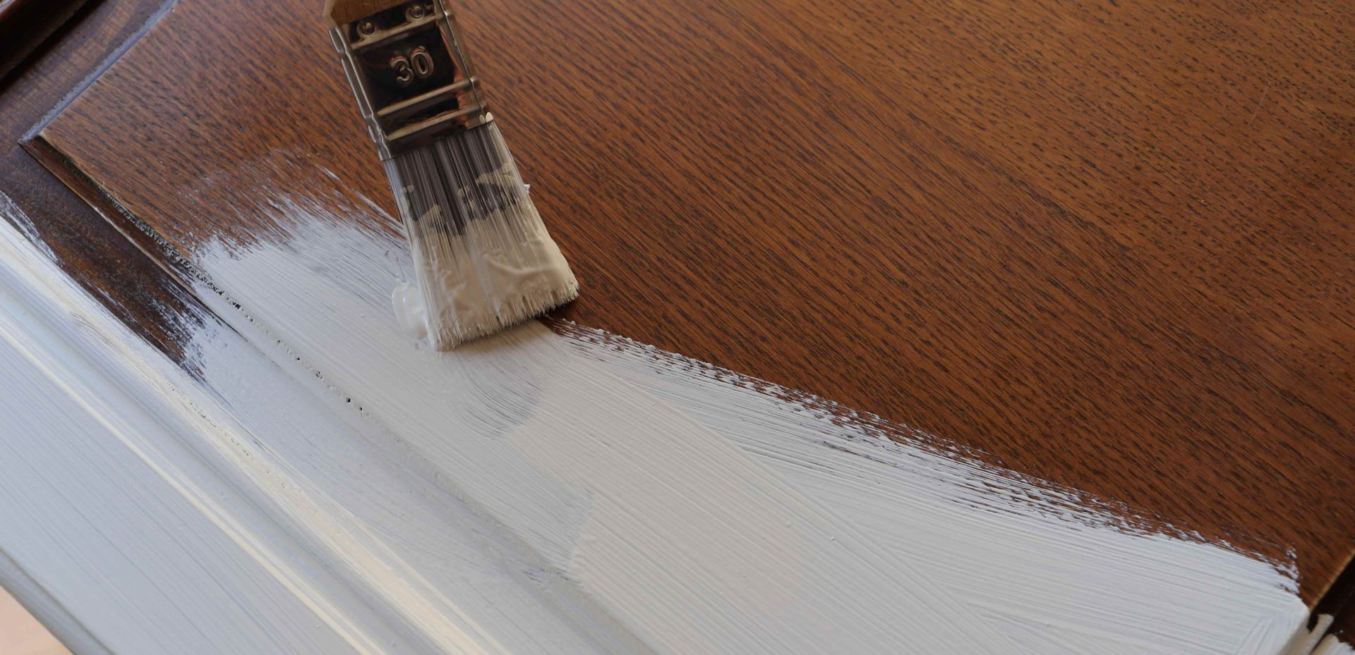 Painting cabinets white