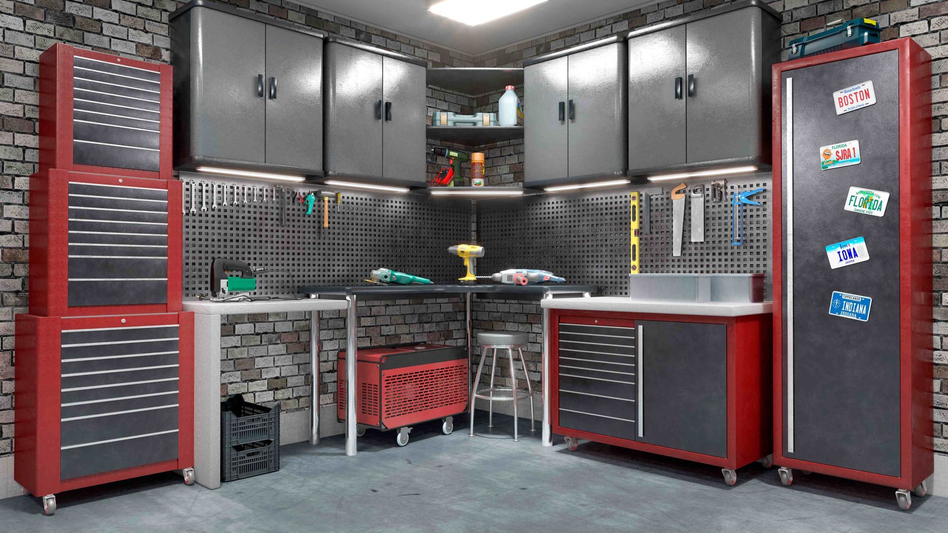 Garage cabinets