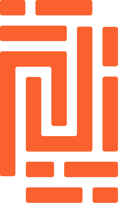 The General Masonry logo icon in orange.