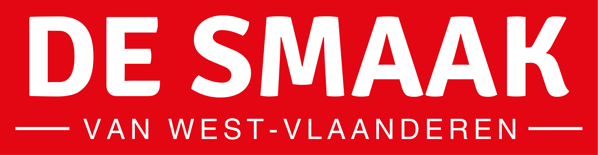 A red horizontal banner with the white text