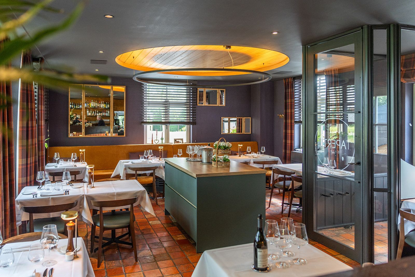 Interieur van Bistro 't Apertje in Damme