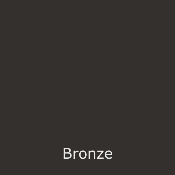 A square swatch of dark brown color labeled