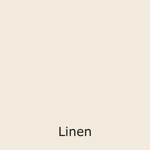 A solid, light beige background with the word