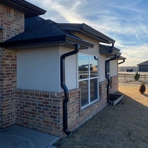 Seamless gutter installation in Amarillo, TX Seamless gutter installation in Amarillo, TX