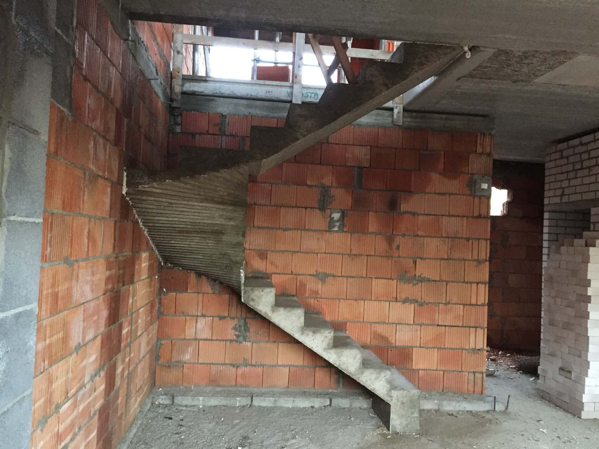 Laiptų betonavimas