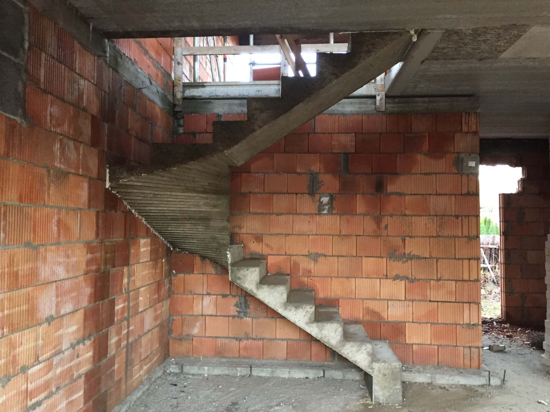 Laiptų betonavimas