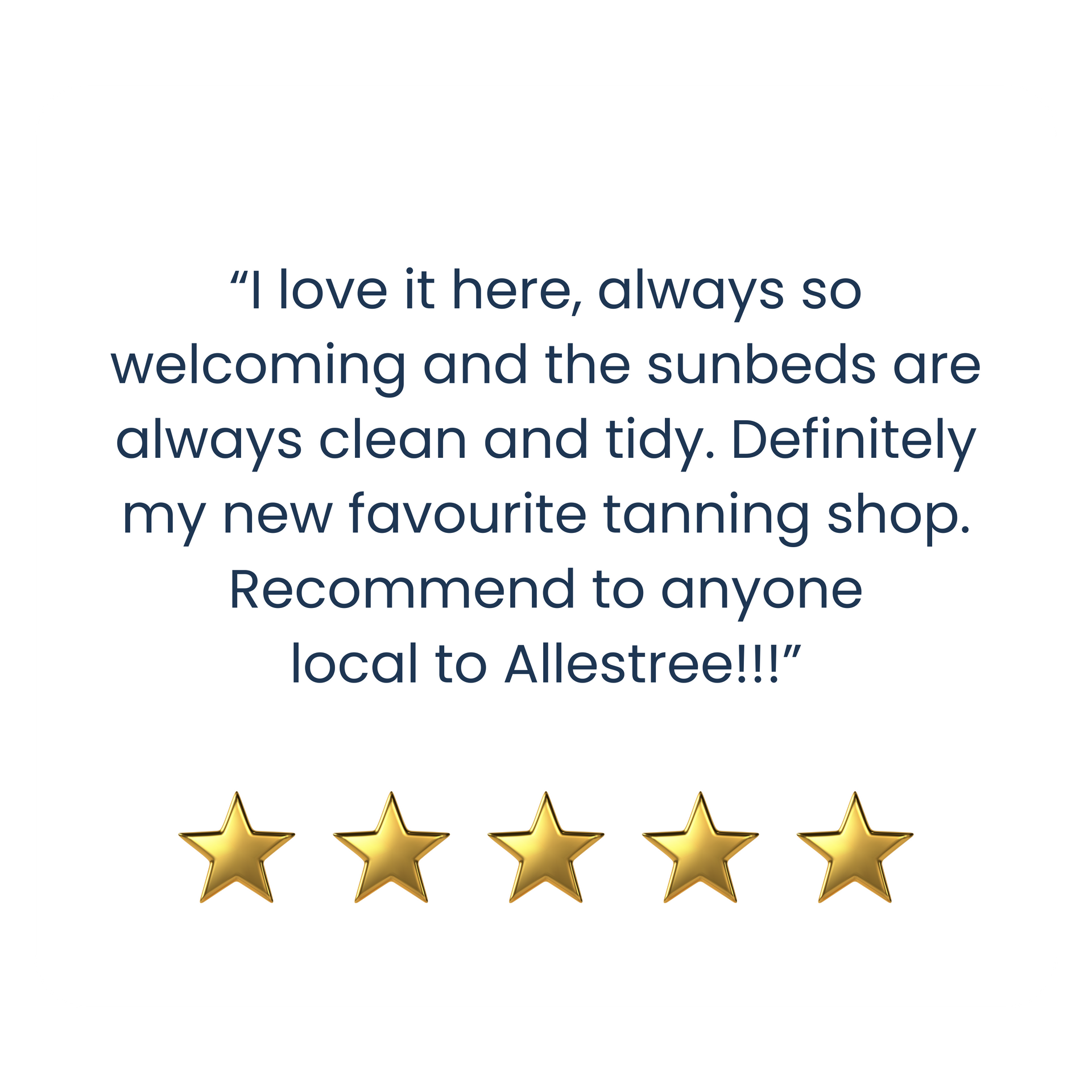 The Tanning Cabin Derby 5 Star Review