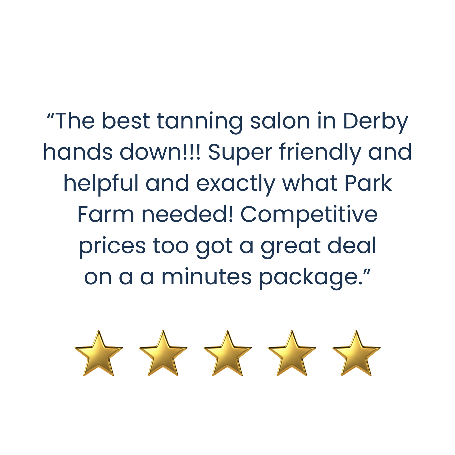 The Tanning Cabin Derby 5 Star Review