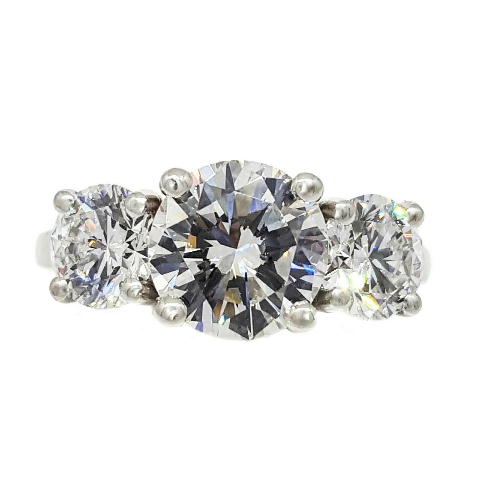 Three Stone Diamond Ring