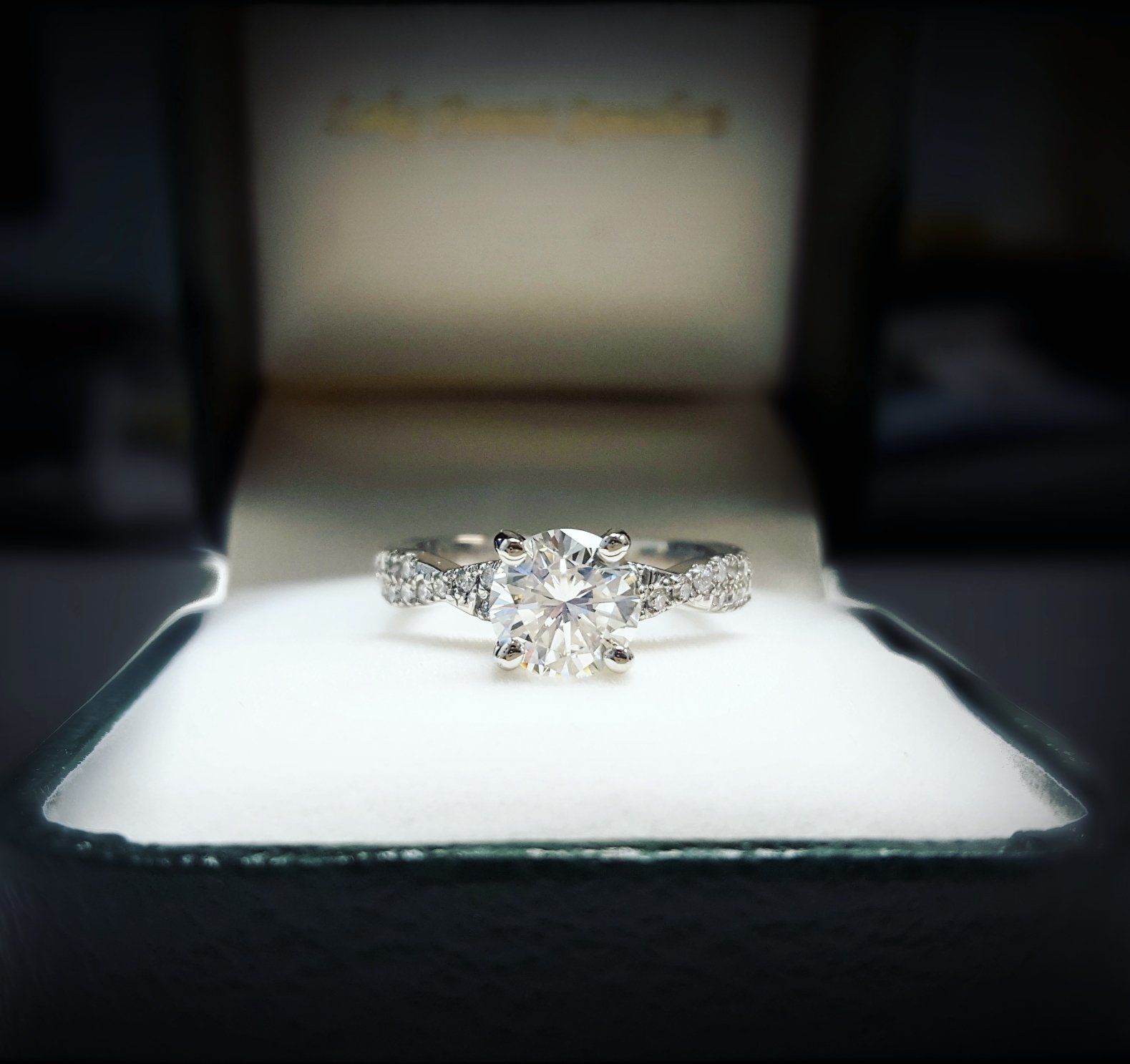 Set in White Gold
