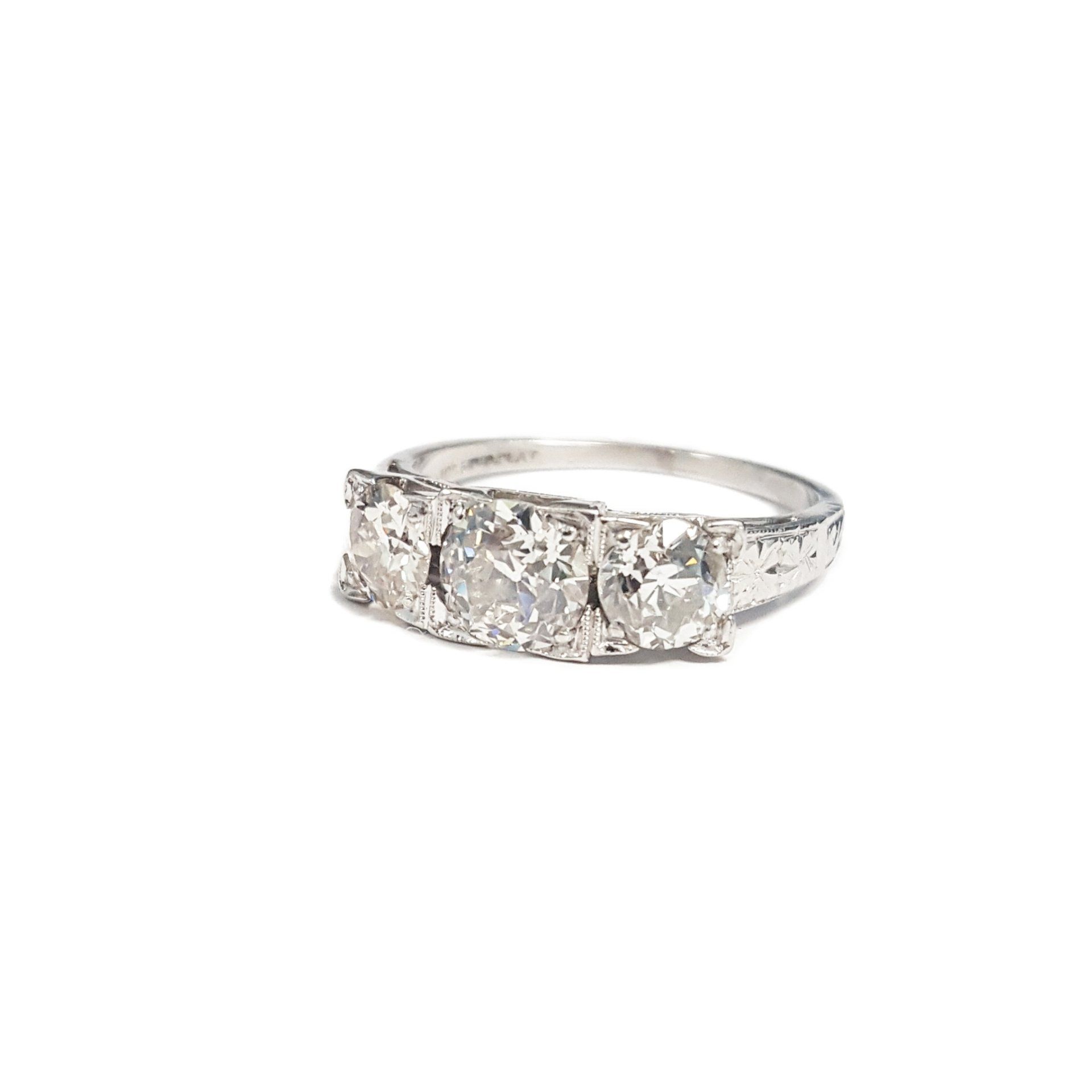 Vintage Three Stone