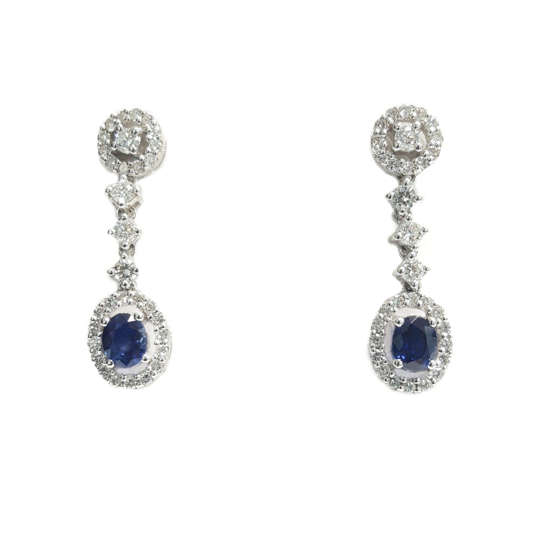 Sapphire Dangle Earrings
