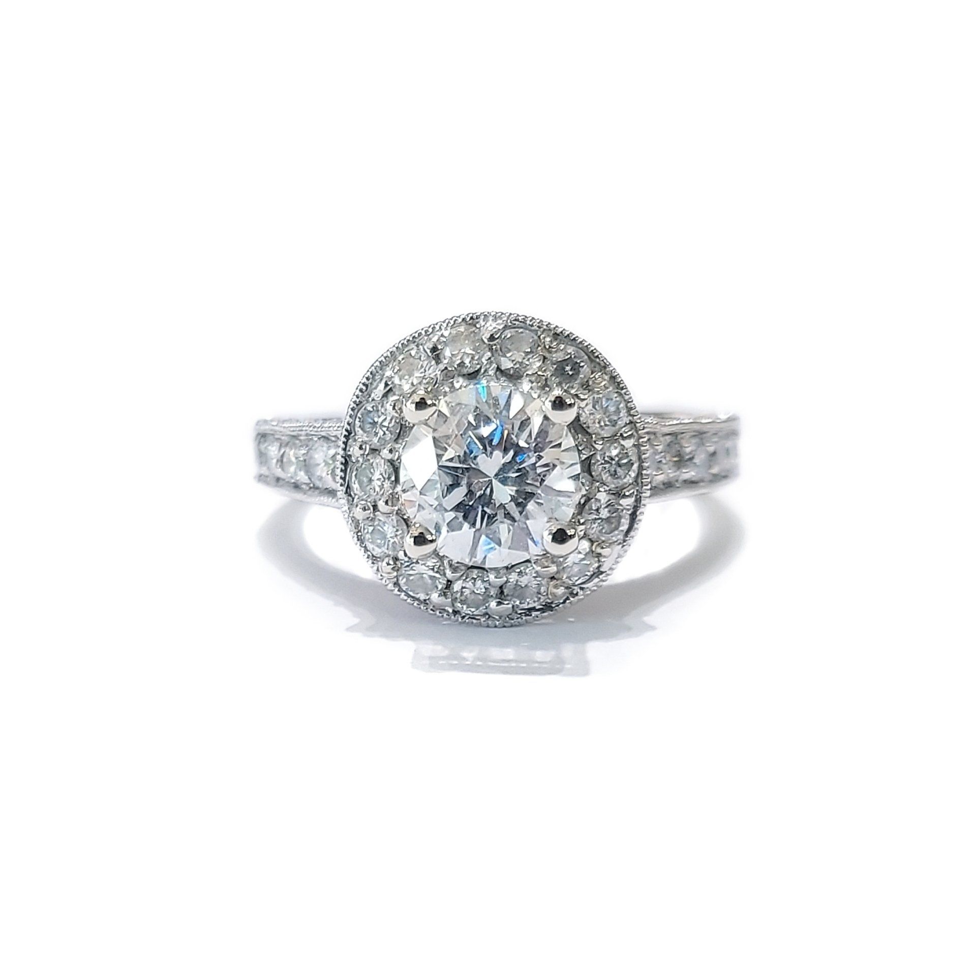 Halo Diamond Ring