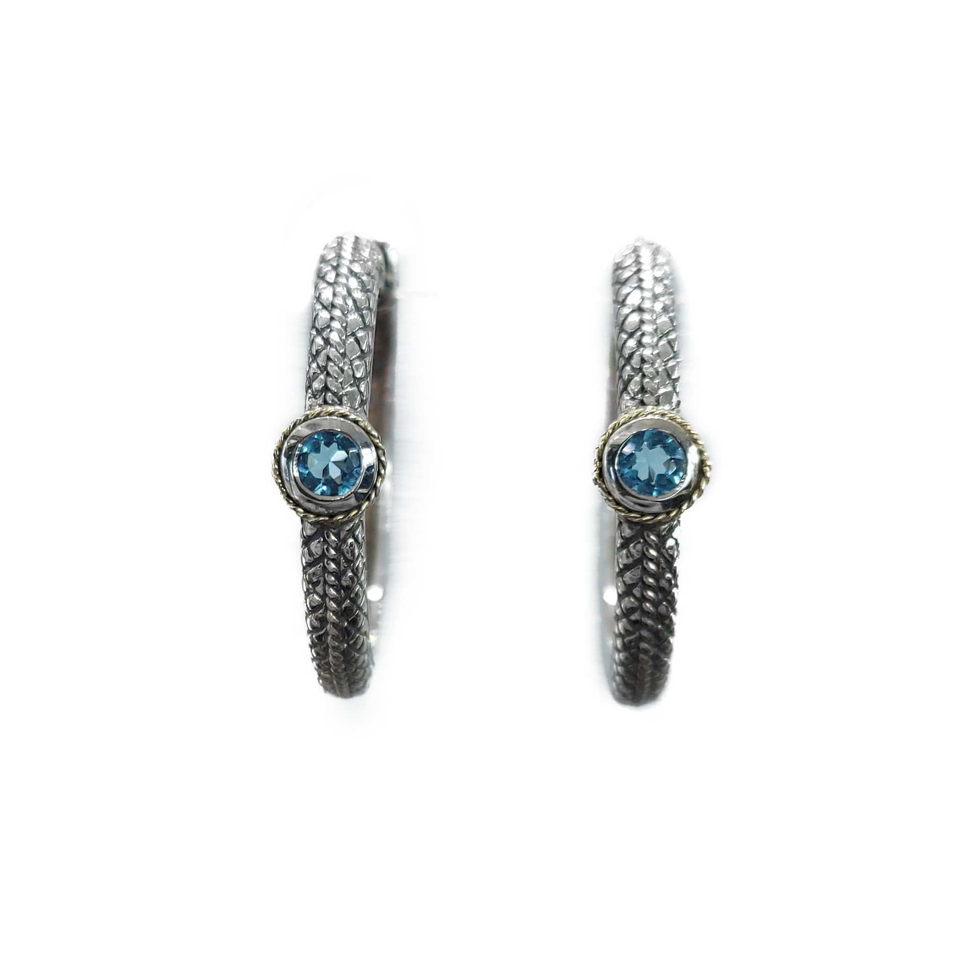 Blue Topaz Earrings
