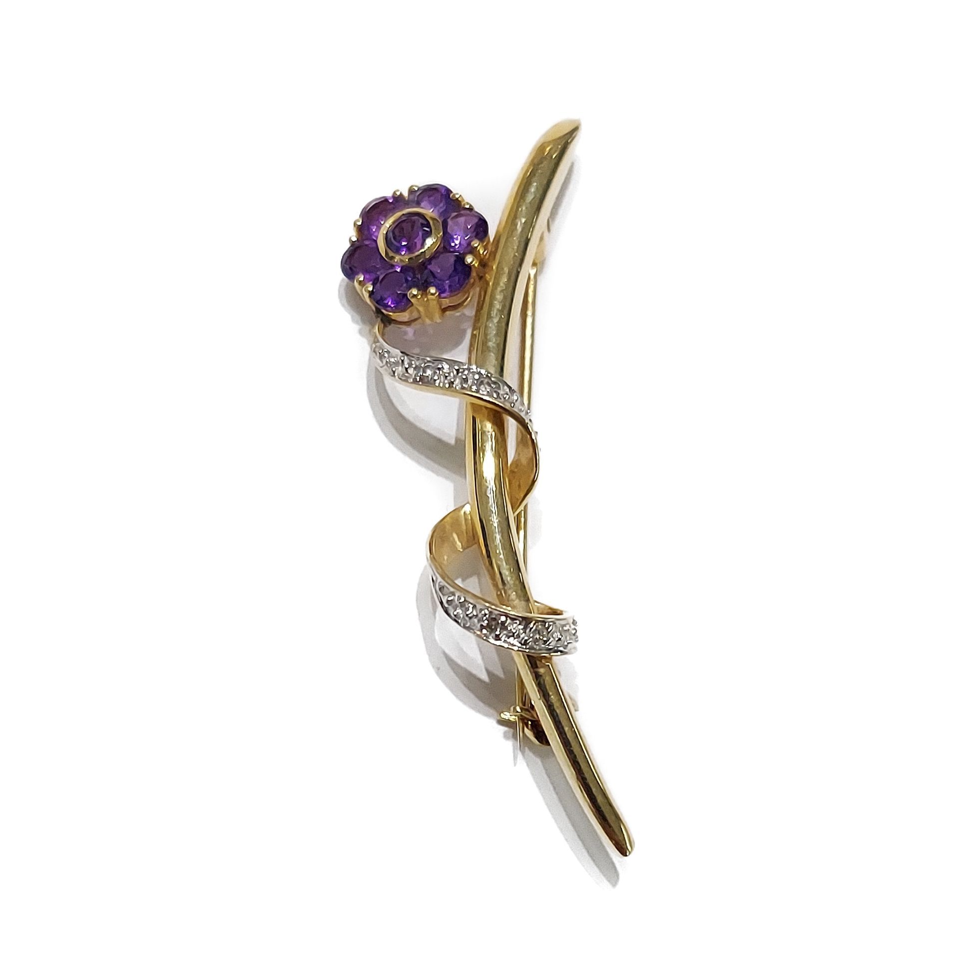 Amethyst Pin