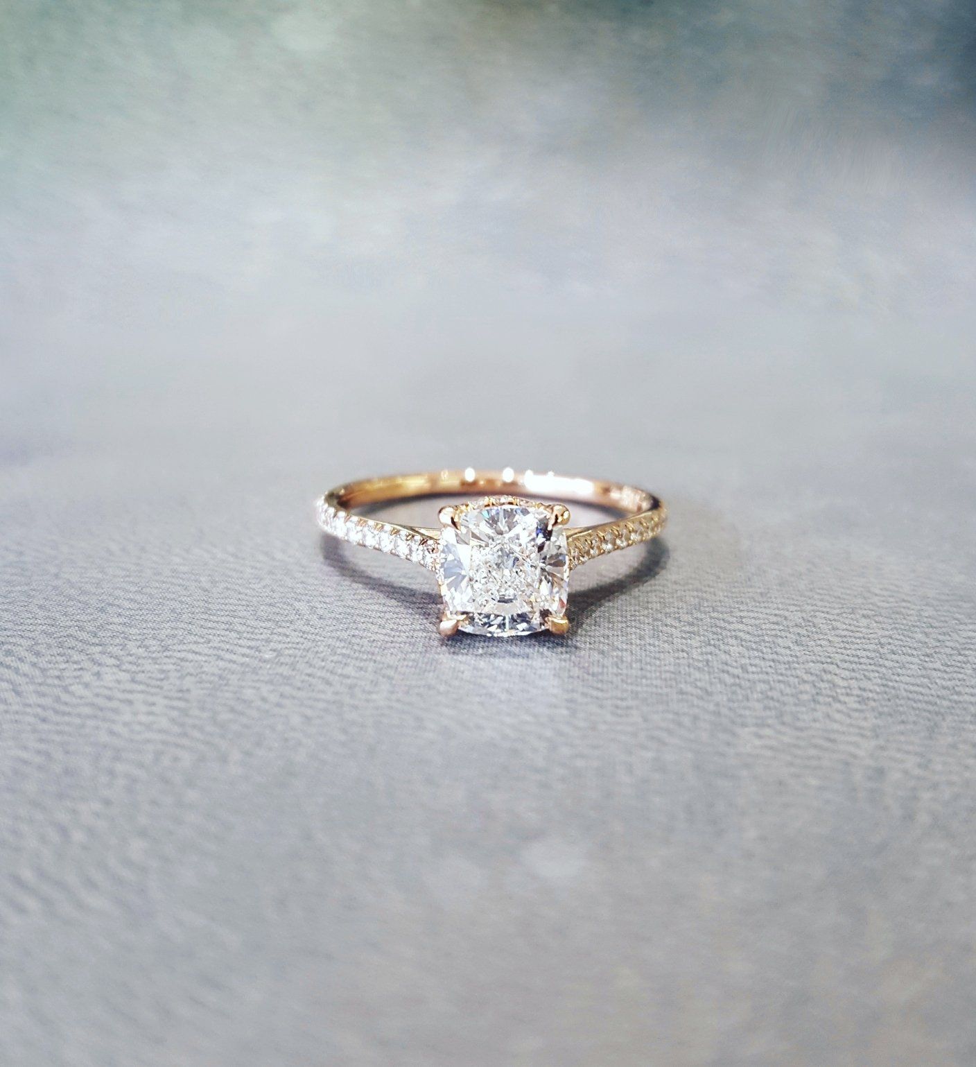Cushion Diamond Ring