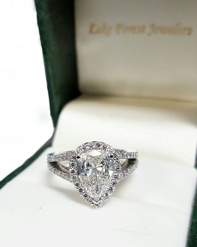Pear Shape Diamond Ring