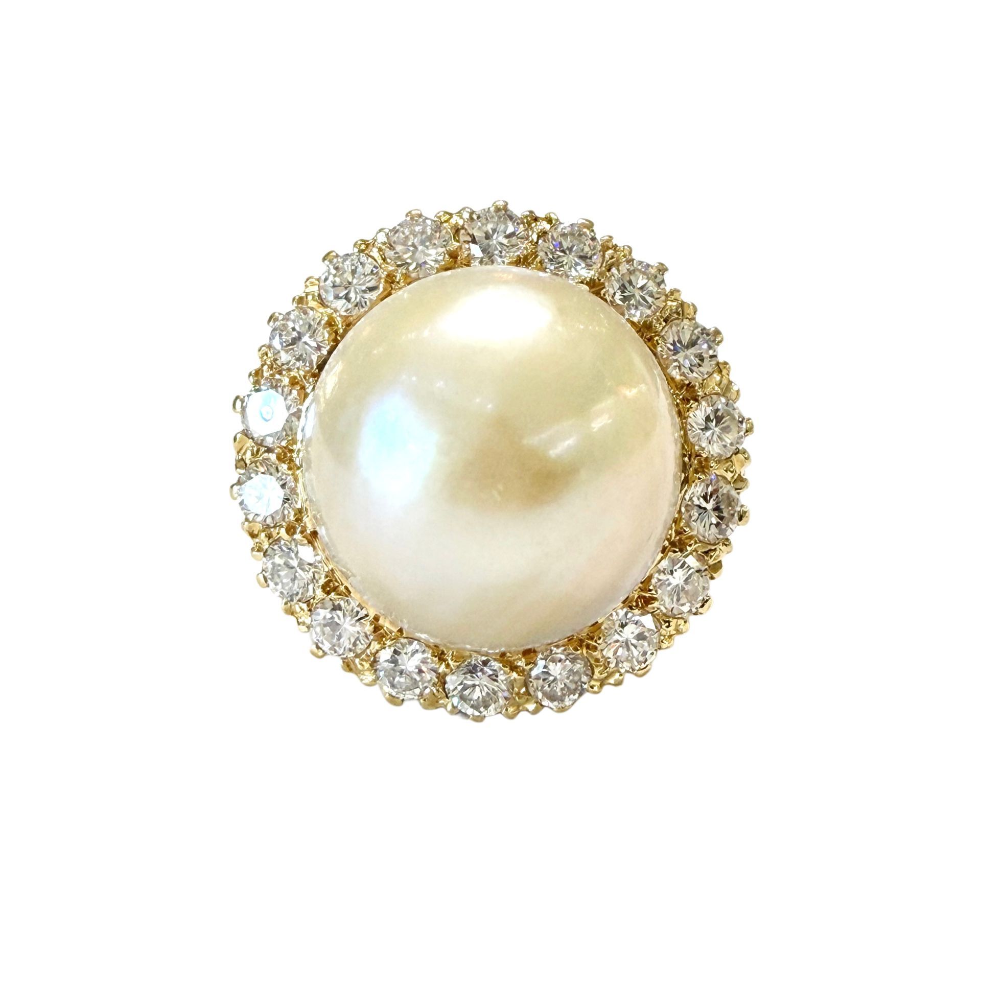 Pearl & Diamond Ring