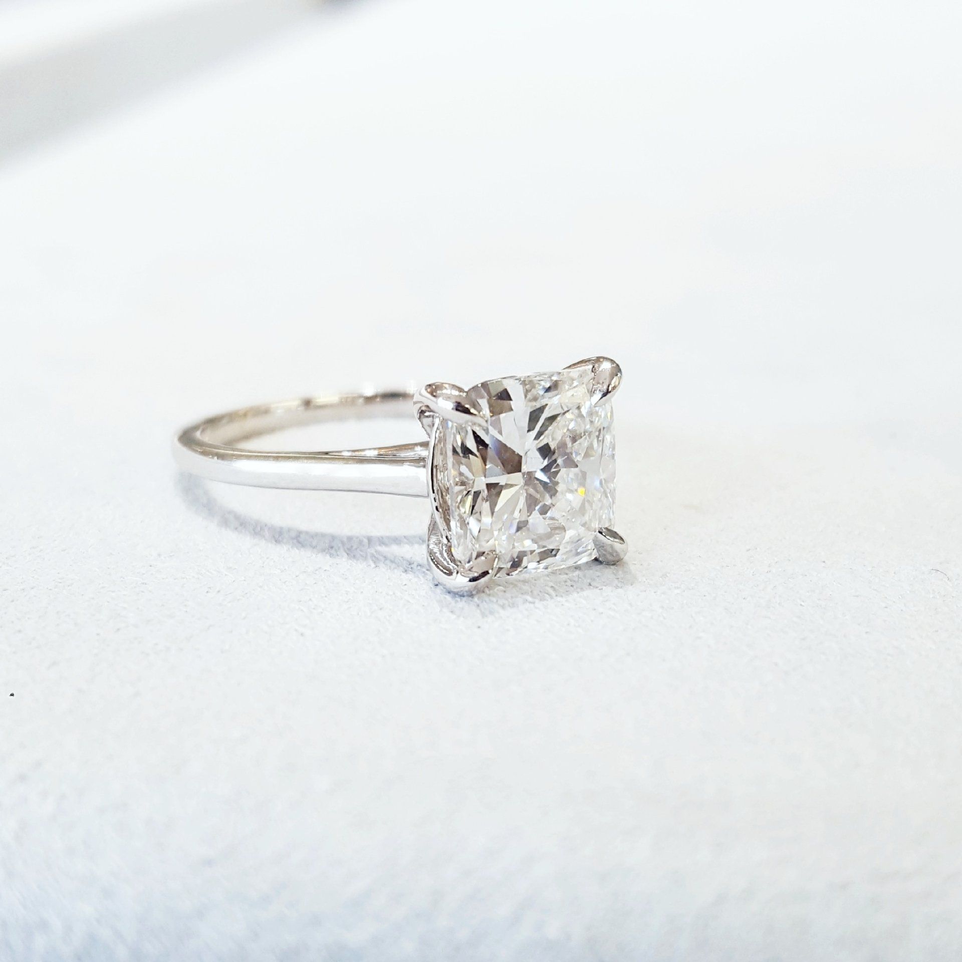 Cushion Cut Diamond Ring