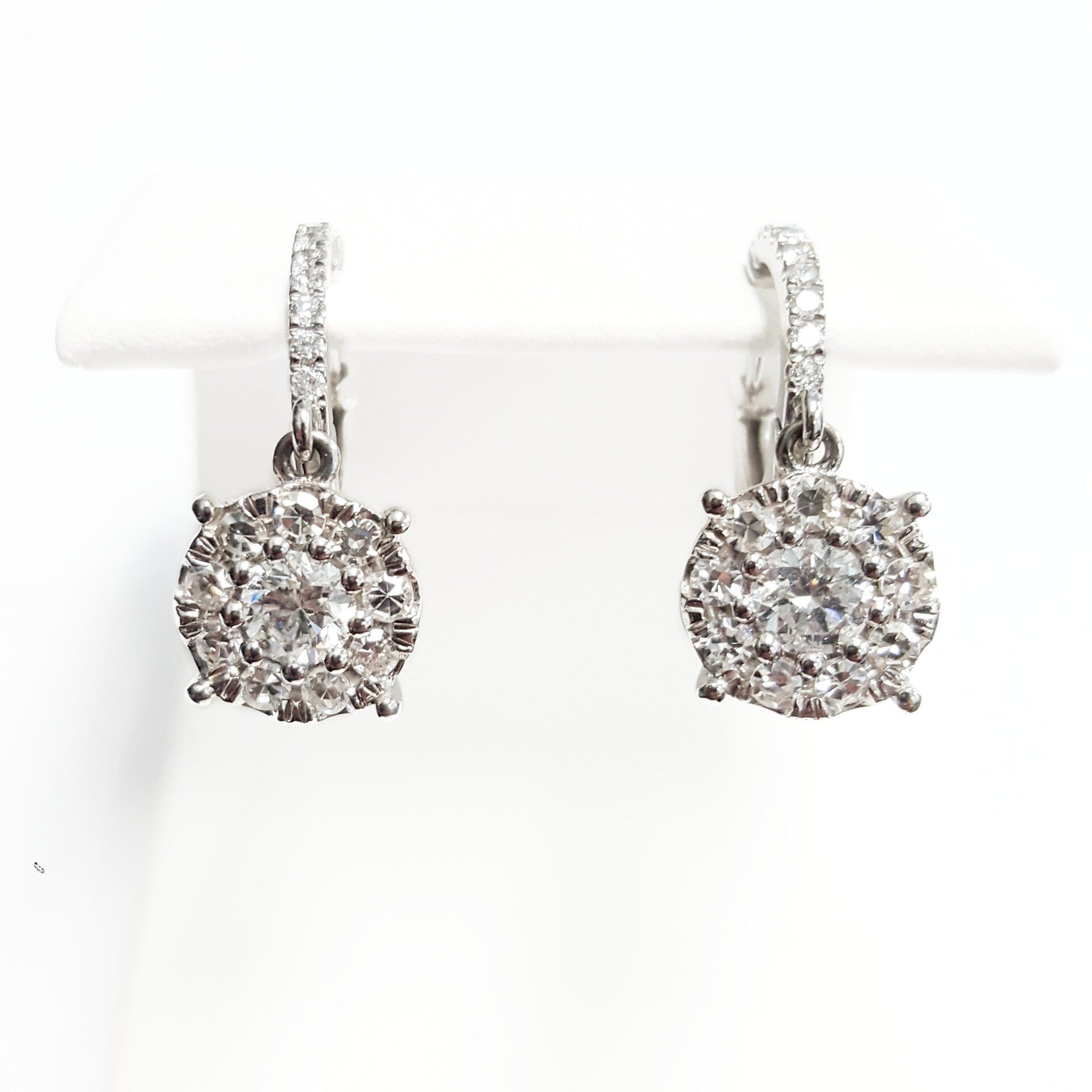 Diamond Dangle Earrings