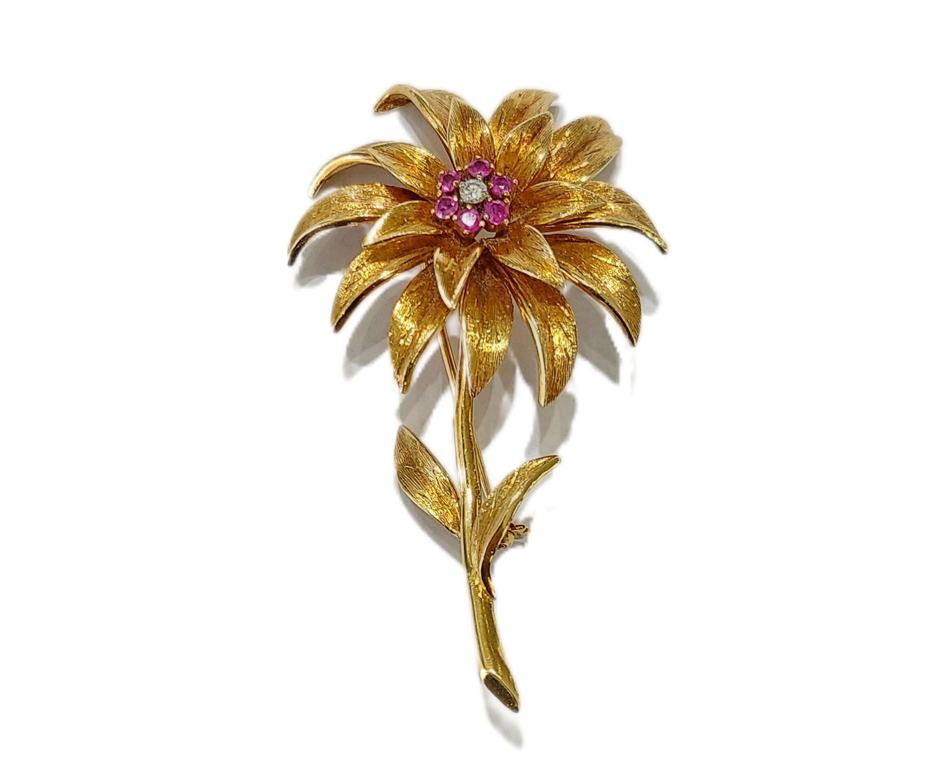 Tiffany Flower Brooch