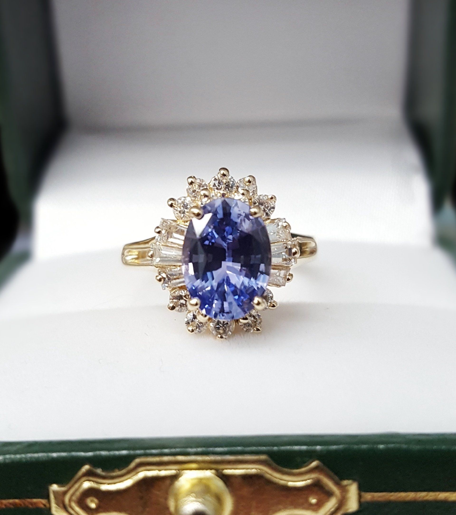 Vintage Sapphire Engagement Ring