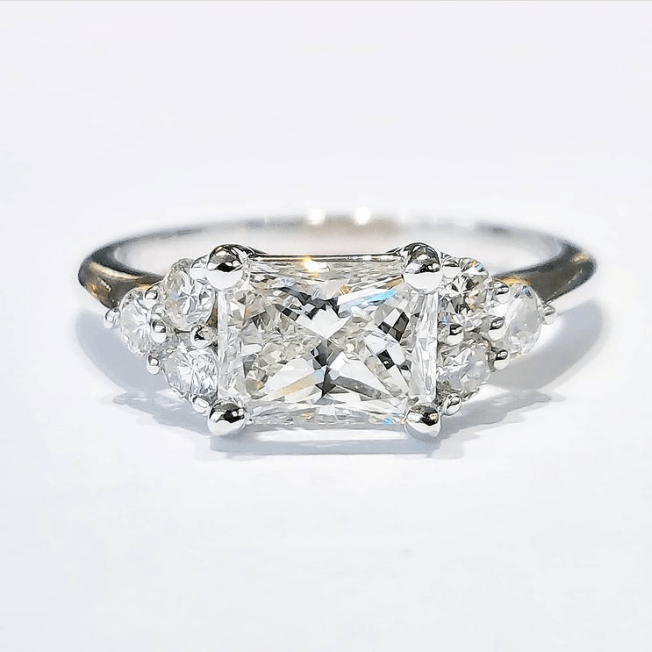 Radiant Cut Engagement Ring