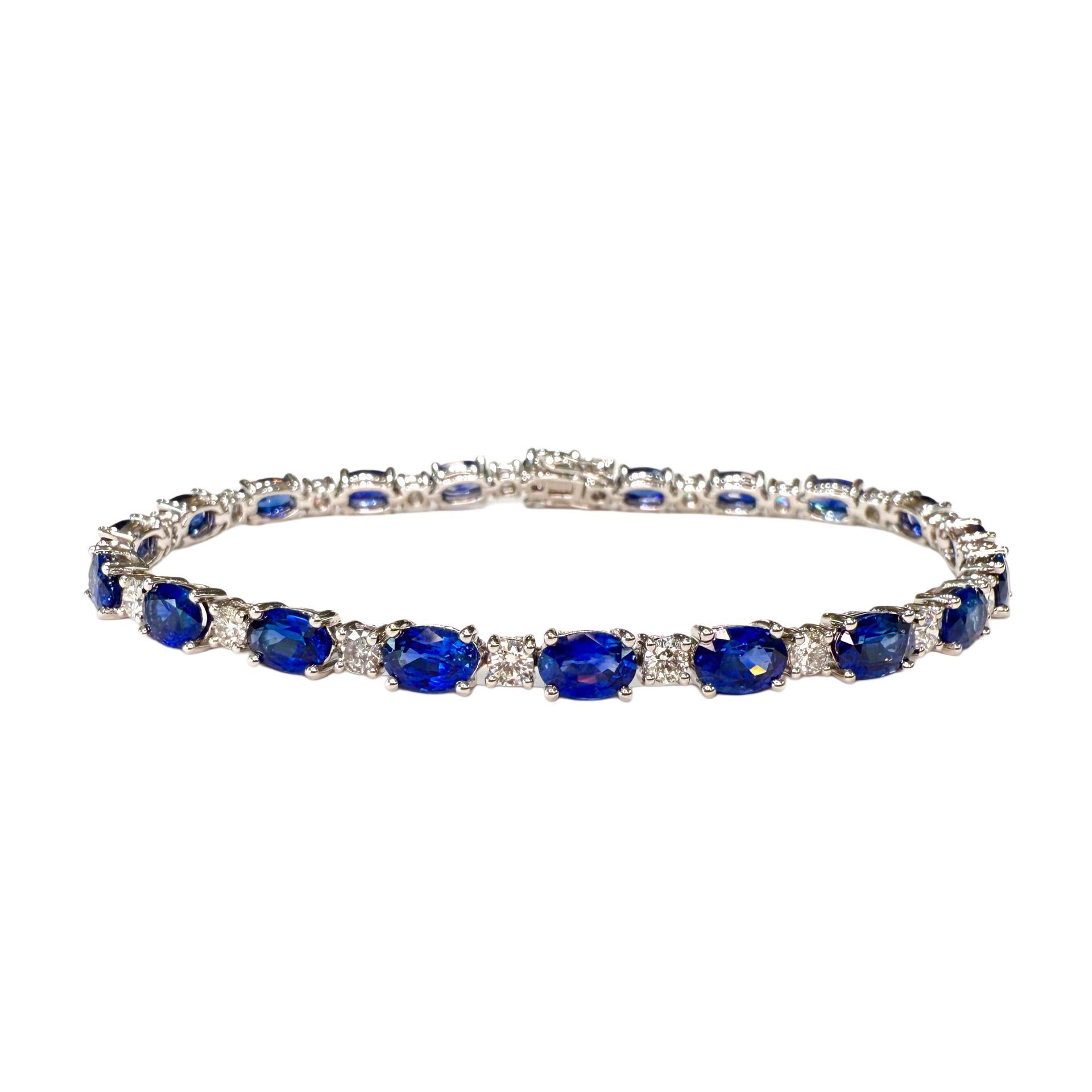 Sapphire and Diamond Bracelet