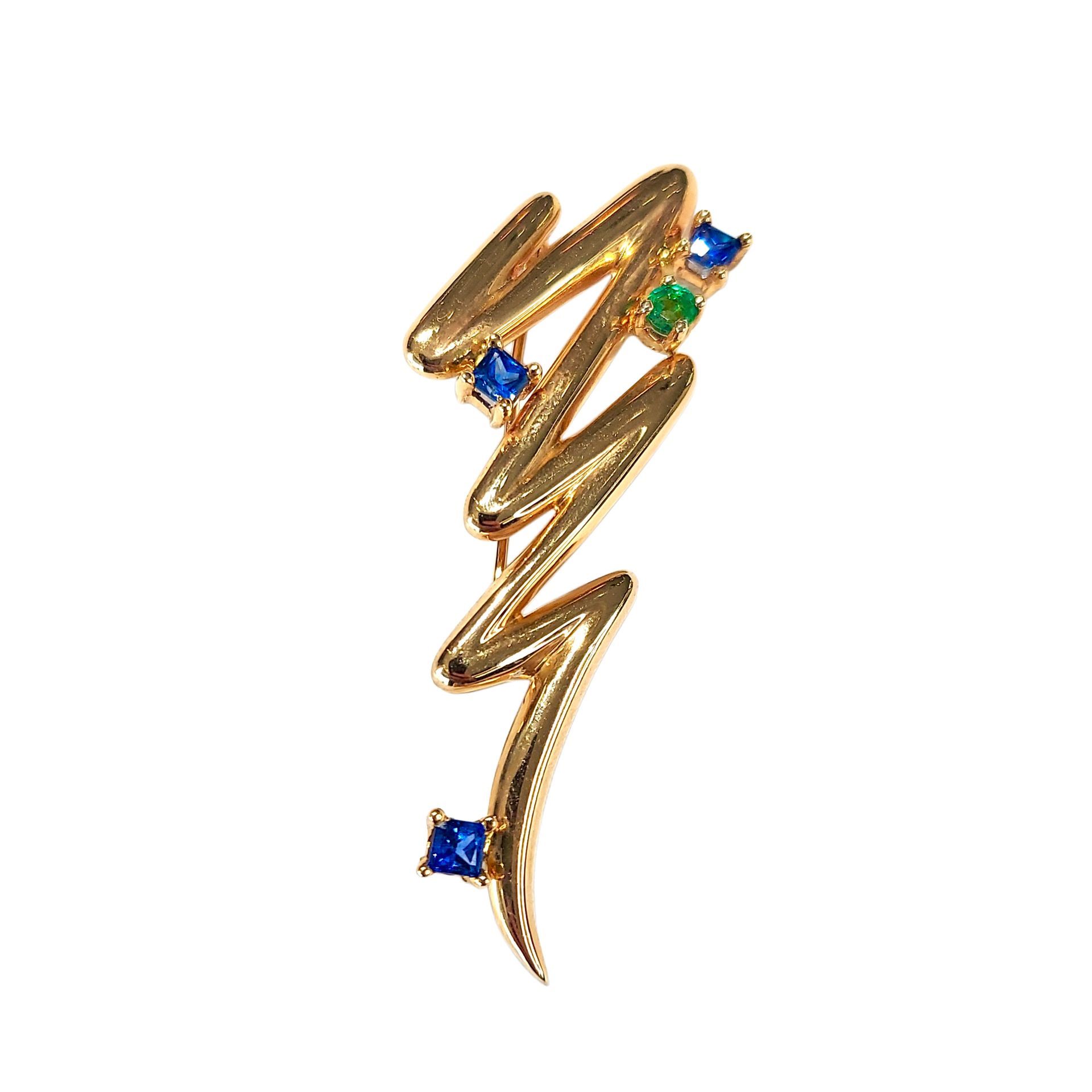 Squiggle Brooch