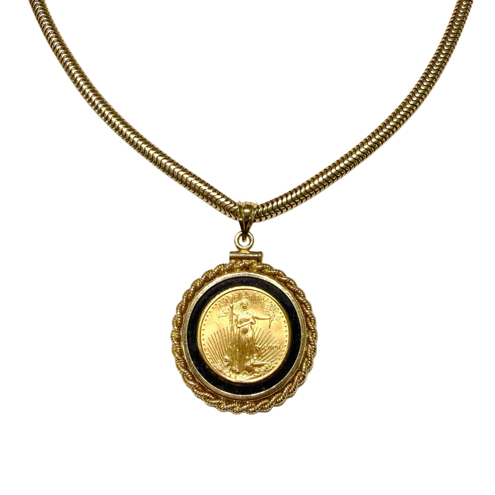 Gold Coin Necklace
