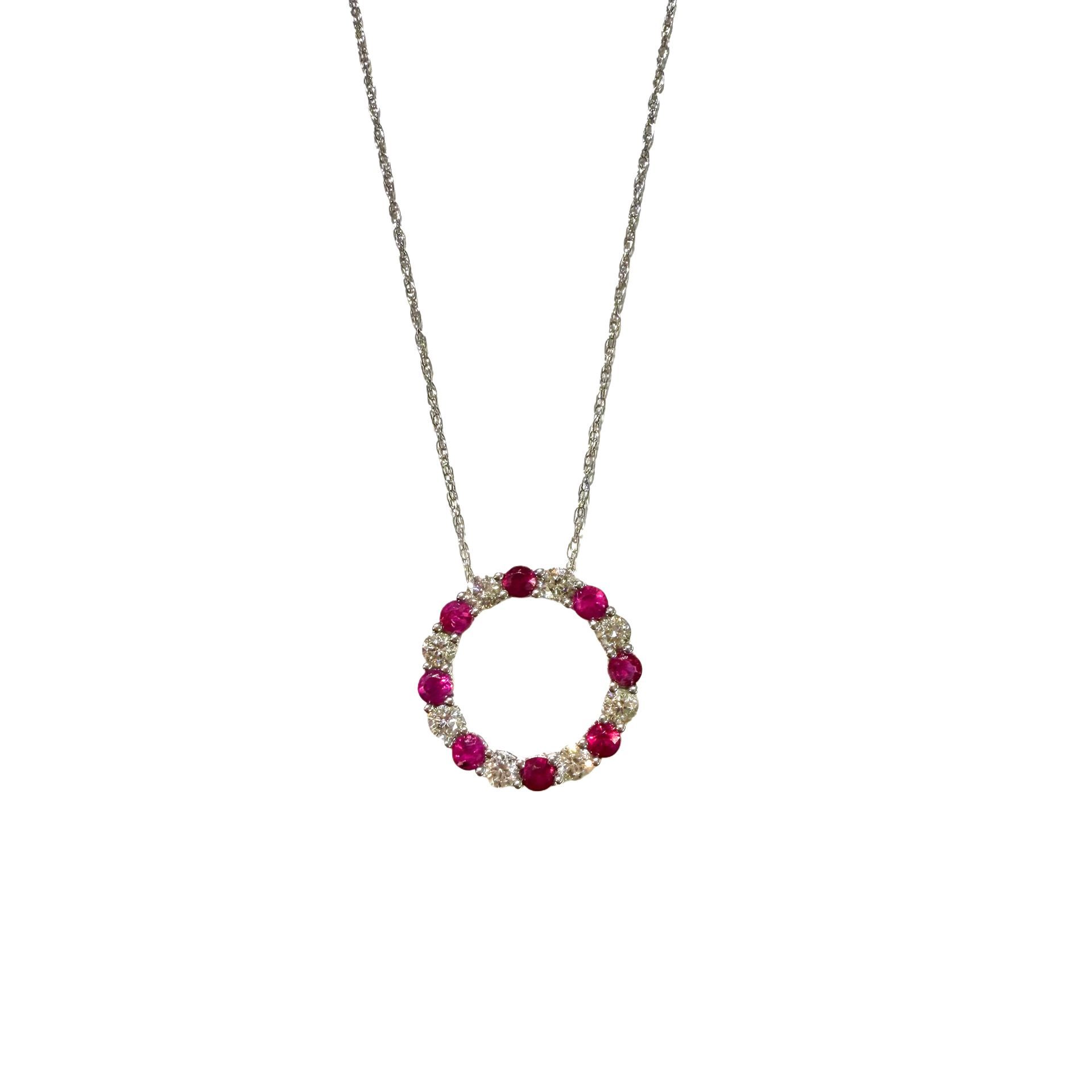 Ruby & Diamond Necklace